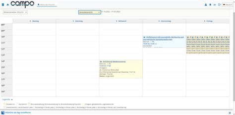 stundenplan erstellen fau